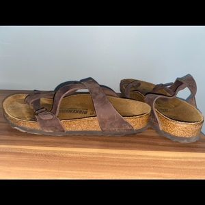 Birkenstock Yara Oiled Leather Sandal size U.S. 9.5 or EU 40